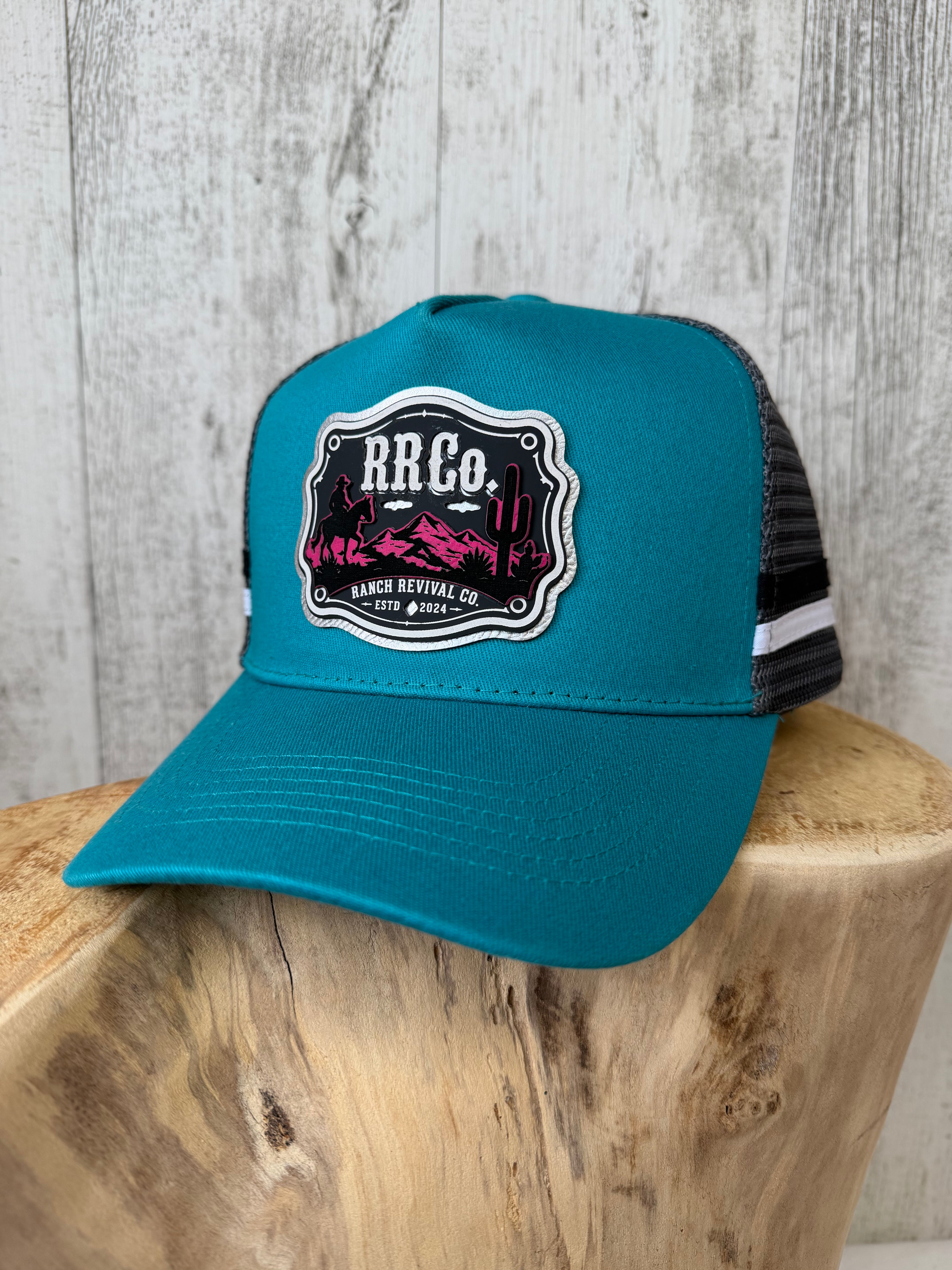 RRCo. Desert Rider Trucker Cap — Teal