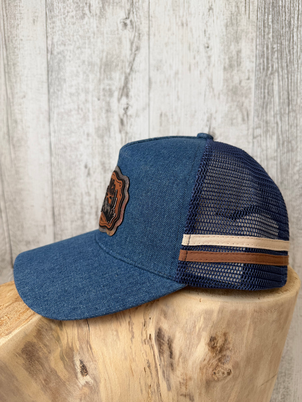 RRCo. Desert Rider - Denim Trucker Cap