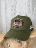 RRCo. Desert Rider Trucker Cap — Olive