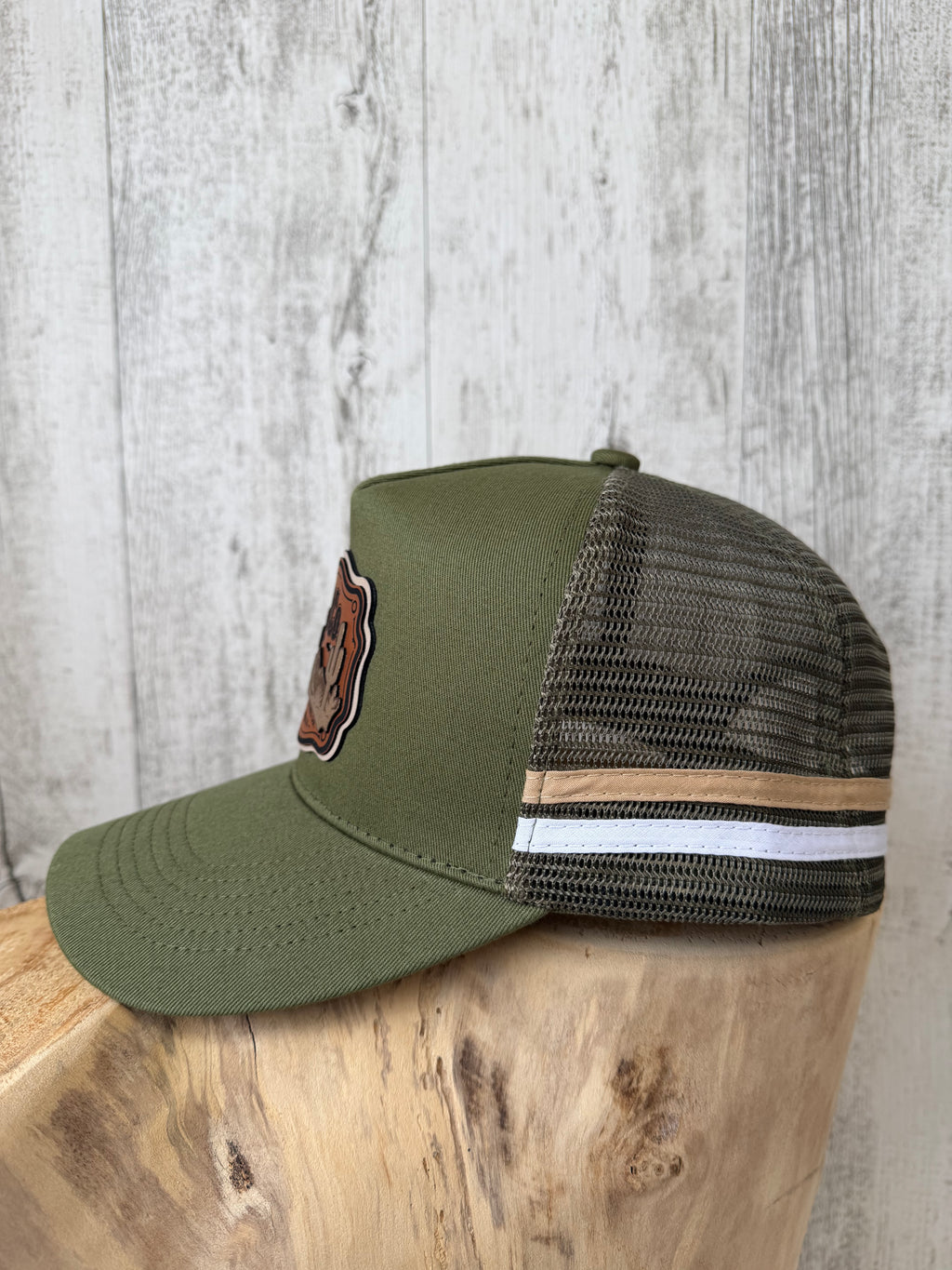 RRCo. Desert Rider Trucker Cap — Olive