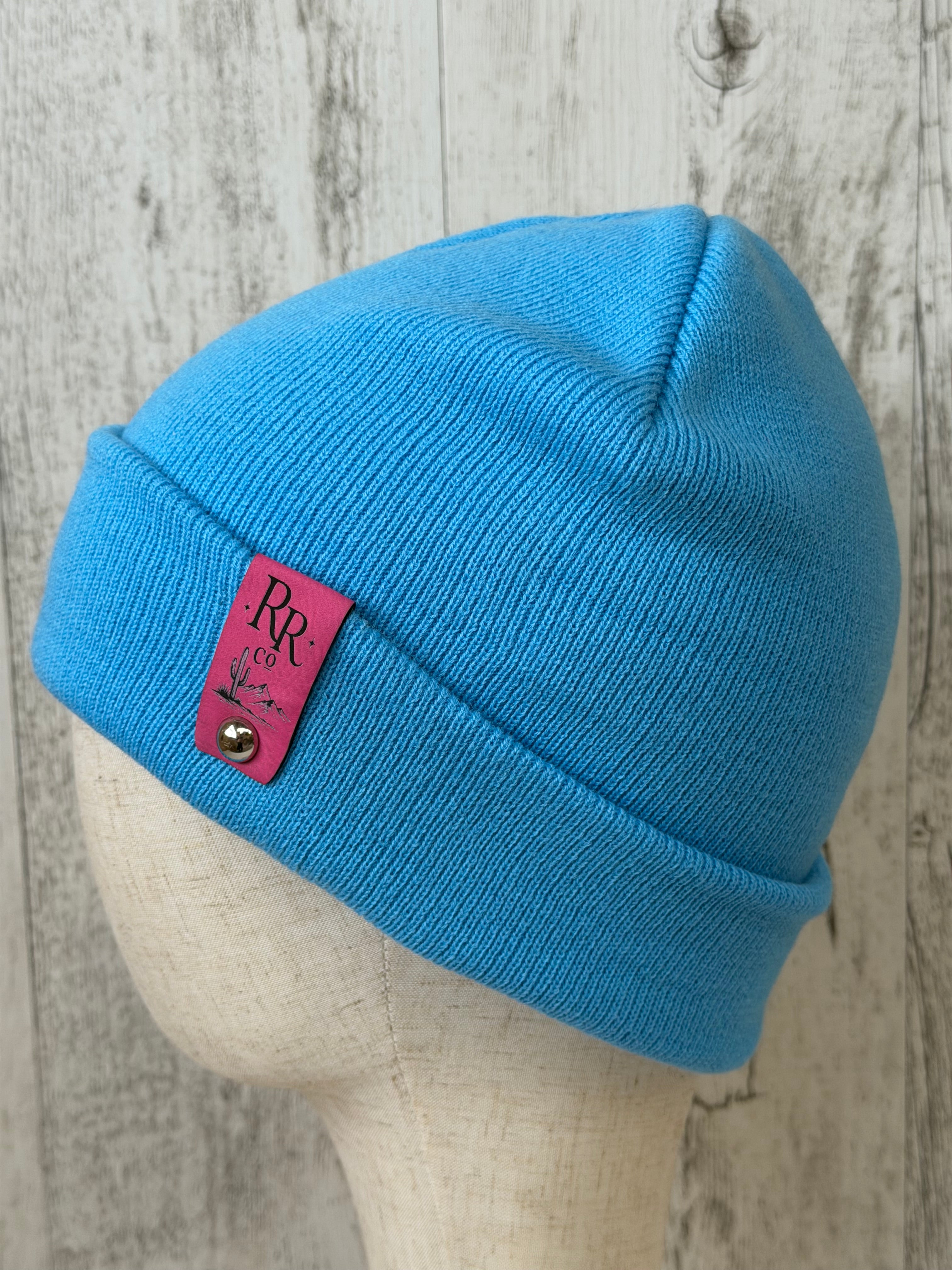 RRCo. Acrylic Beanie — Sky Blue