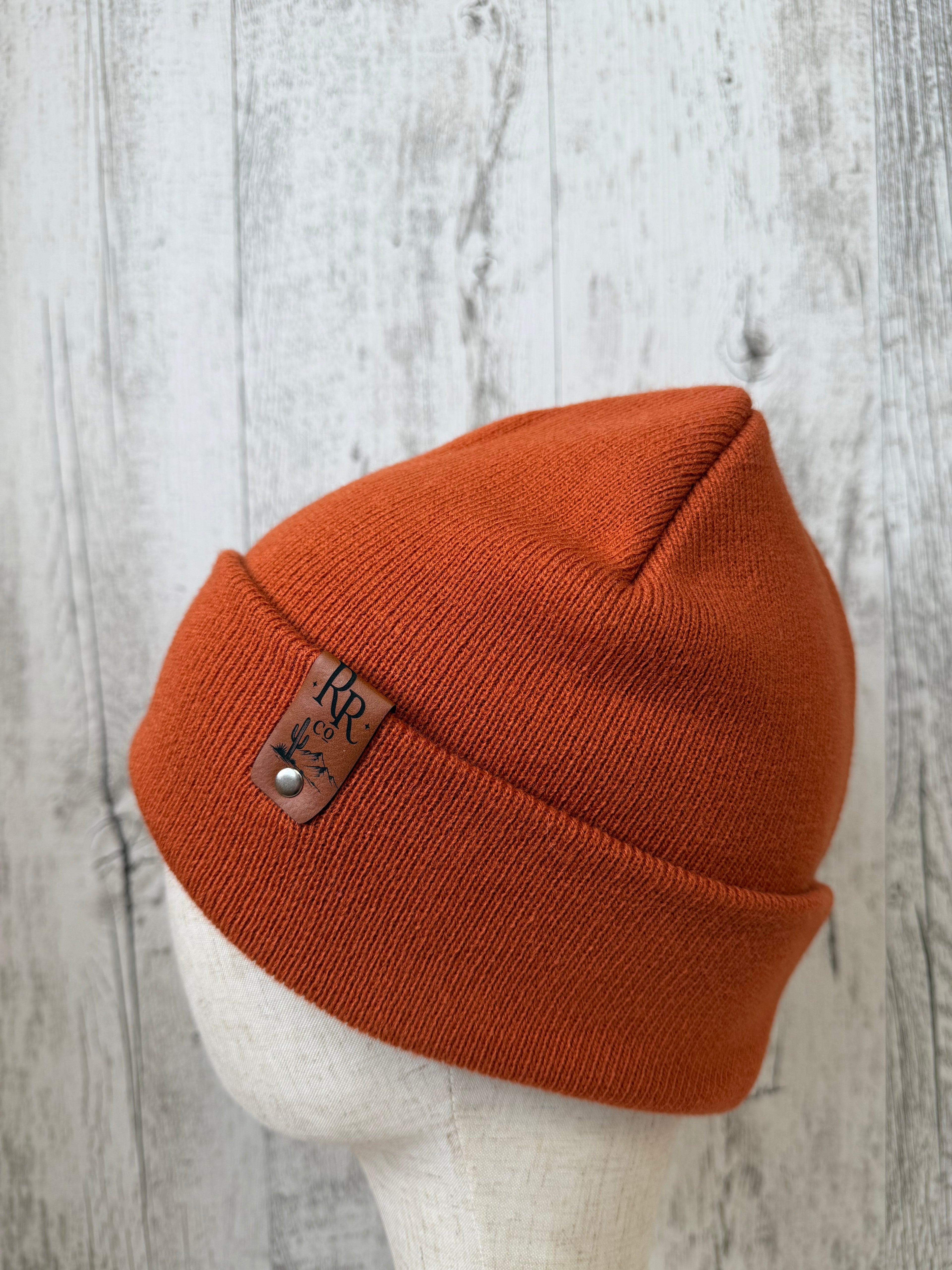 RRCo. Acrylic Beanie — Rust