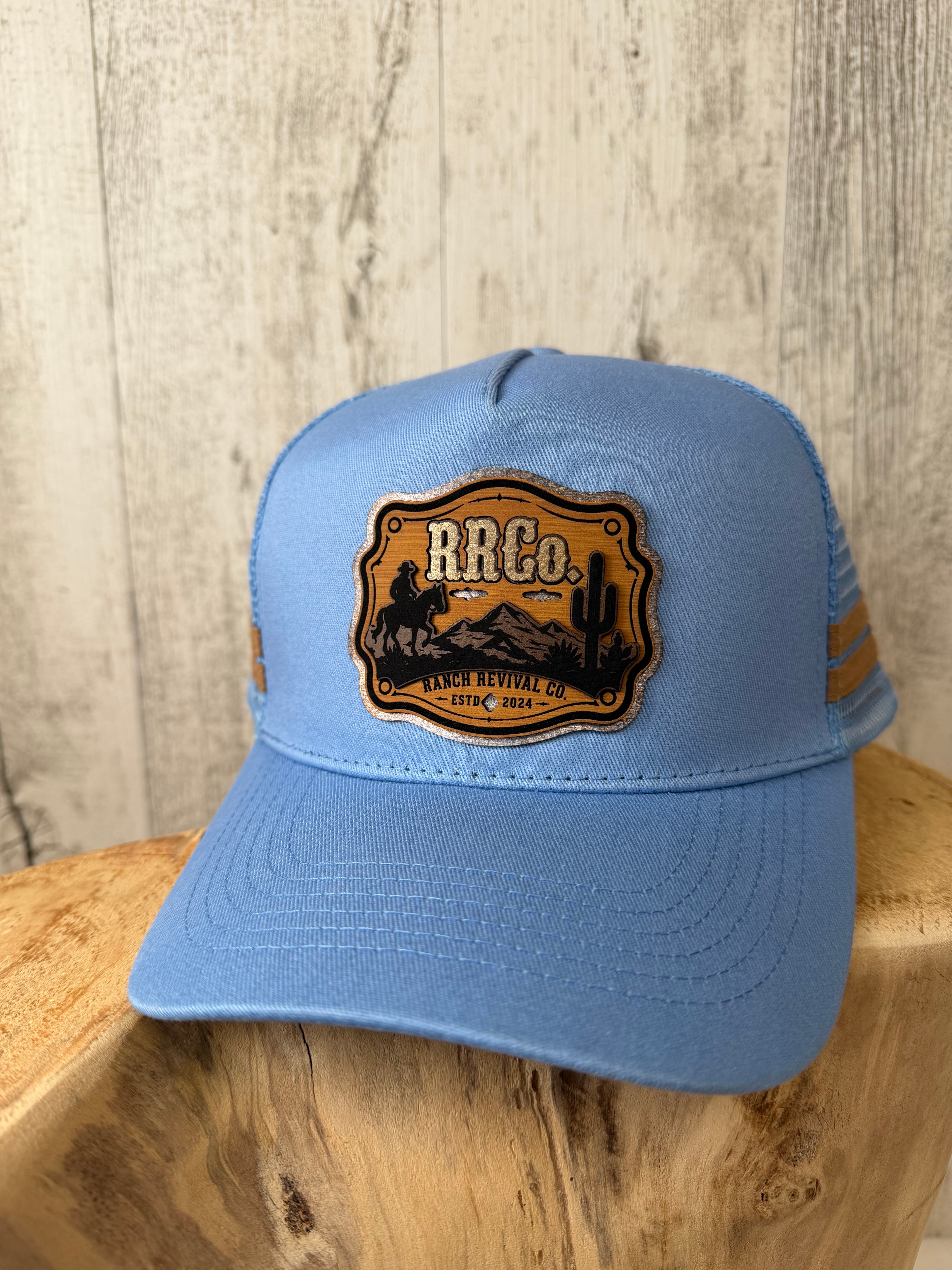 RRCo. Desert Rider - Sky Blue Trucker Cap